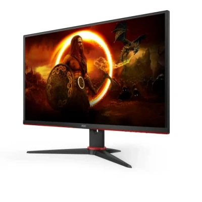 Image de AOC Gaming 27G2SPAE/BK G2 Series écran LED jeux 27&quot; 1920 x 1080 Full HD (1080p) @ 165 Hz IPS 250 cd/m² 1000:1 1 ms 2xHDMI VGA DisplayPort haut parleurs noir rouge