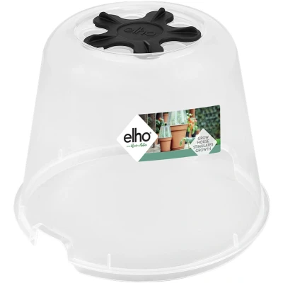 Afbeelding van Elho Green Basics Kweekhuis Rond 30 Binnen en Buiten Kweken Oogsten Ø 30.0 x H 23.1 cm Transparant