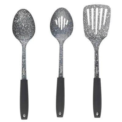Afbeelding van Salter Kitchen keukengerei set Solid Spoon Sleuf Turner Megastone