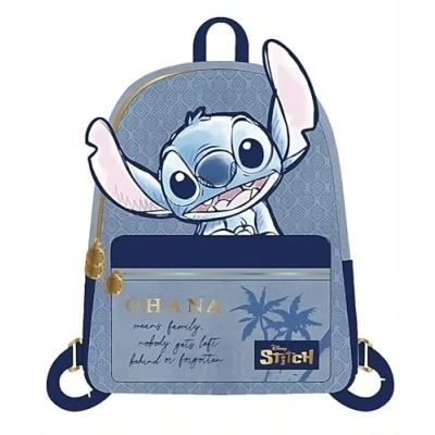 Image de Cerdà Disney Lilo et Stitch Sac à dos Simili cuir Motif Ohana Bleu