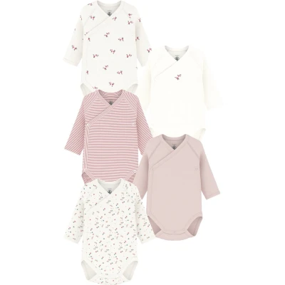Afbeelding van Petit Bateau Newborn 5 PACK Body multicoloured voor kinderen, Maat: 74, Multi coloured