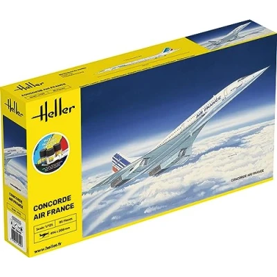 Afbeelding van 1:125 Heller 56445 Concorde AF Starter Kit Plastic Modelbouwpakket