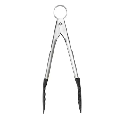 Afbeelding van Cuisipro Mini Serveertang (met Silicone) Zwart 18 Cm