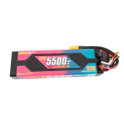 Afbeelding van Gens Ace Advanced 5500mAh 7,6V 100C 2S1P HardCase Lipo accu met XT60 (7.60 V, 5500 mAh)