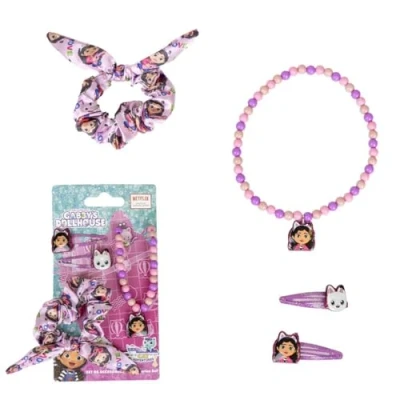 Afbeelding van Haaraccessoires Gabby&#039;s Dollhouse 4 Onderdelen Roze