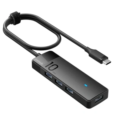Afbeelding van Inateck USB C 3.2 Gen 2 hub met 4 A poorten, 10 Gbps, 50 cm kabel, compatibel Windows 7/8/10/11, Linux, Mac OS