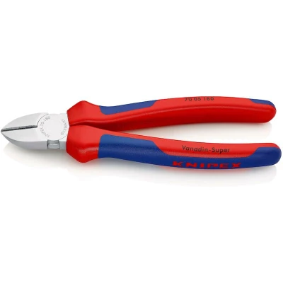 Afbeelding van Knipex 70 05 180 zijsnijtang verchroomd/comfort mm