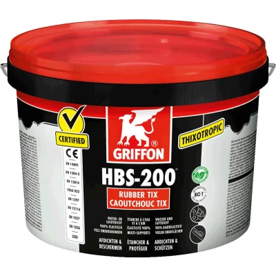 Afbeelding van Griffon hbs 200 rubber tix 5 liter