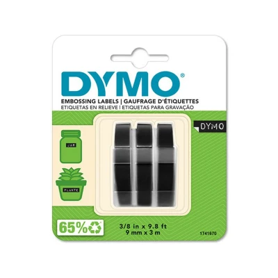 Afbeelding van Dymo S0847730 Tape Wit op zwart (9 mm)