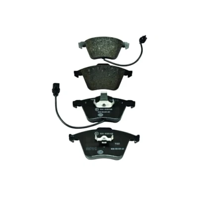 Afbeelding van HELLA 8DB 355 009 201 Remblokkenset Met slijtage waarschuwingscontact AUDI: A6 C6 Avant, Saloon, A4 B7 SEAT: Exeo ST, Saloon