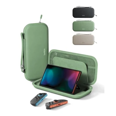 Afbeelding van Bescherm en transporthoes Belkin Pistache voor Nintendo Switch 2