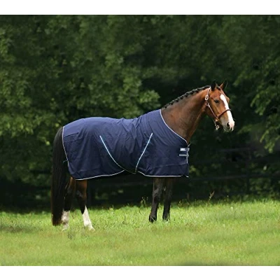 Image de Rambo Stable Sheet Navy/Navy/Blanc 130/183