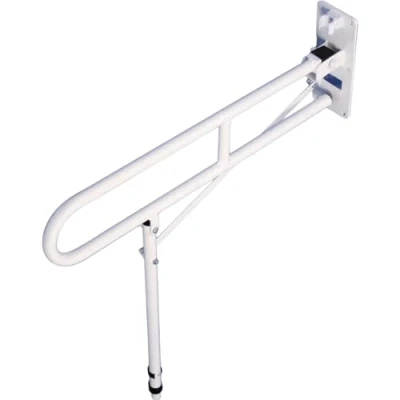 Afbeelding van Aidapt handgreep toiletbeugel 74cm lang, automatische steunpoot