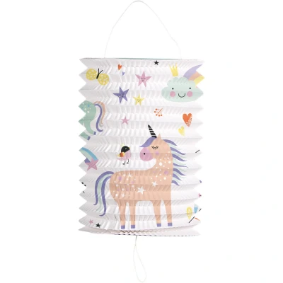 Image de Trek Lampion Licorne Pastel 16cm par unité