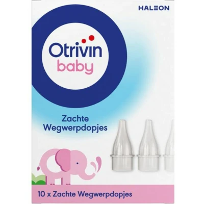 Afbeelding van 2x Otrivin Baby Aspirator Wegwerpdopjes 10 stuks