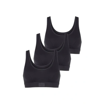 Afbeelding van Sloggi 3PACK Double Comfort Bustier, Dames, Maat: 38, Black