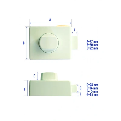 Afbeelding van HEOSolution HEOSafe 3 Extra Sloten Wit Beveiliging