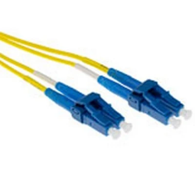 Afbeelding van ACT RL1710 Glasvezel Patchkabel Duplex LSZH Singlemode Short Boot LC/LC 9/125µm OS2 10 meter