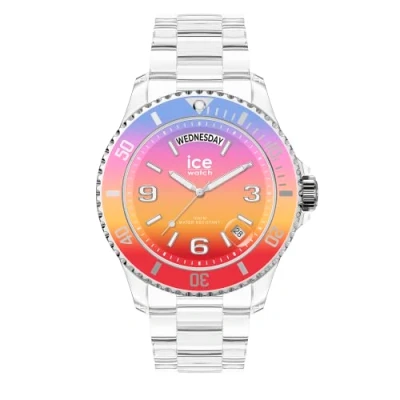 Afbeelding van Ice Watch Clear Sunset Horloge, Maat: Medium, Energy m