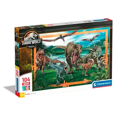 Afbeelding van Clementoni Puzzel 104 Stukjes Maxi Jurassic World, Kinderpuzzels, 4 6 jaar, 23770