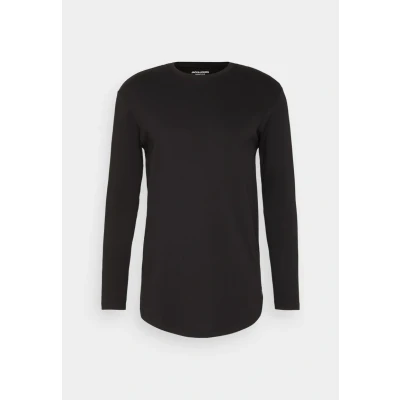 Afbeelding van Long Sleeve TShirt Essential Crew Neck Black Shirts