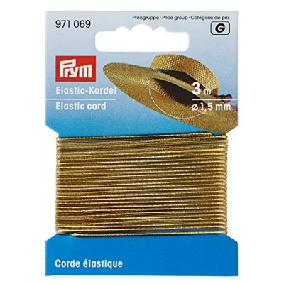 Afbeelding van Prym Elstisch Koord 1,5 mm Goud 3 meter