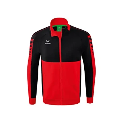 Afbeelding van ERIMA Six Wings worker jack rood/zwart / XXL