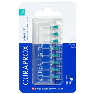 Afbeelding van Curaprox Interdentaal Rager Refill Prime Turqoise 2,2 mm 5 stuks