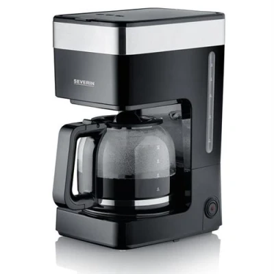 Afbeelding van Severin KA 9263, Filterkoffiezetapparaat, 1,25 l, Gemalen koffie, 900 W, Zwart / RVS serie