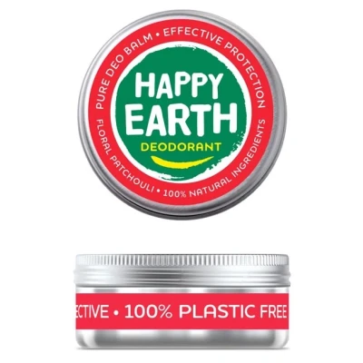 Afbeelding van Happy Earth 100% Natuurlijke Deo Balm Floral Patchouli