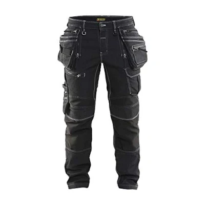 Afbeelding van Blaklader BlÕklõder Werkbroek Denim stretch zwart maat C46
