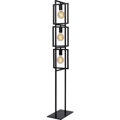 Afbeelding van Lucide LUUK Vloerlamp 3xE27 Zwart