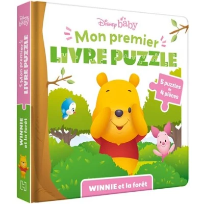Image de DISNEY BABY Mon Premier livre puzzle 4 pièces Winnie et la forêt