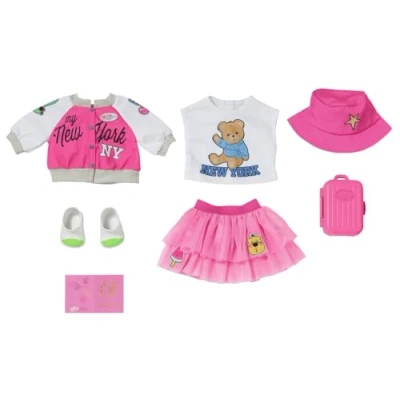 Afbeelding van BABY born Deluxe Op reis Poppenkleding 43 cm