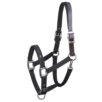 Image de Schockemöhle Licol Memphis Breakaway Nylon Noir Poney