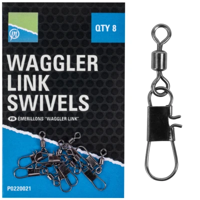 Afbeelding van Preston Waggler Link Swivels (8 pcs)