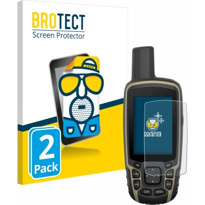 Afbeelding van BROTECT Screenprotector voor Garmin GPSMAP 65s Folie Beschermfolie matte (2 Stuks)
