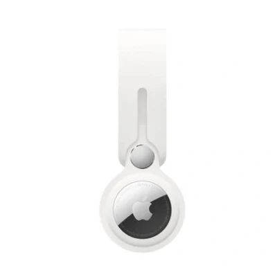 Image de Apple AirTag Loop Cuir PU Blanc