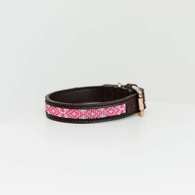 Image de Kentucky Collier Perles Artisanales Rose 58cm