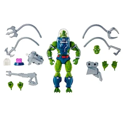 Afbeelding van De meesters van het universum Slush Head Deluxe Masterverse 18 cm met 30 gewrichtspunten, om te verzamelen, speelgoed voor kinderen, vanaf 6 jaar, HPL14