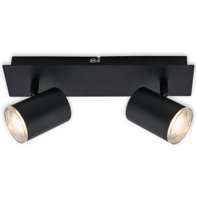 Afbeelding van Briloner BANYO LED Spotlight IP44 opbouwspot 2 flames GU10 zwenkbare spots lampen niet inbegrepen
