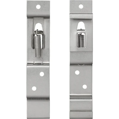 Afbeelding van Benson Kentekenplaatklem Nummerplaatklem RVS 2 stuks