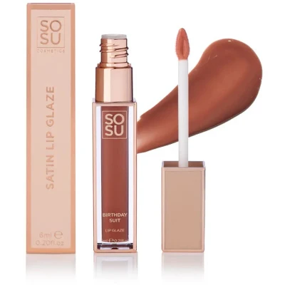 Afbeelding van Sosu Shimmer Lip Glaze Birthday Suit 6ml Vegan