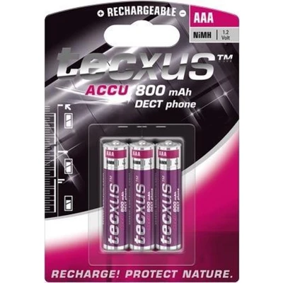 Afbeelding van Telefoonbatterij AAA NiMH 800 mAh ideaal voor draadloze DECT telefoon
