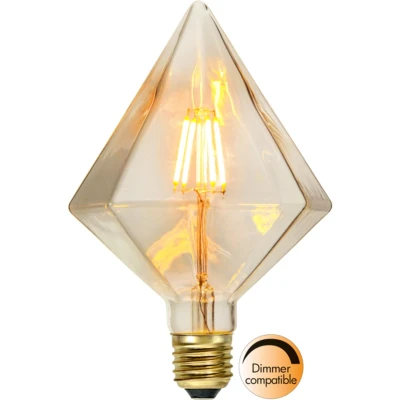 Afbeelding van Soft Glow Diamant lamp 1.65W E27 Super Warm Wit 2200K