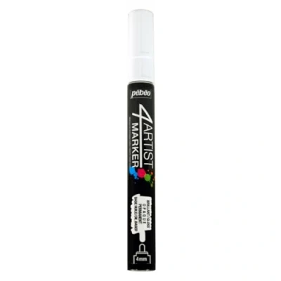 Afbeelding van Pebeo MARKER 4ARTIST wit, metaal, 1,3 x 14 cm