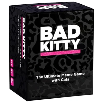 Afbeelding van BAD KITTY Party Game The PURRRRRFECT Adult Card for You, Your Posse &amp; Other Cool Cats! Perfect voor vrienden, familie, college studenten, leuke feesten en bordspellen nacht met je groep
