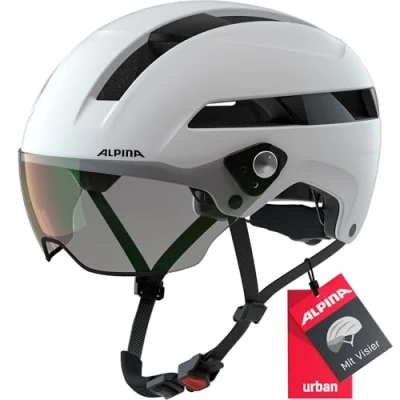 Afbeelding van Alpina Helm Soho Visor V white matt 52 56
