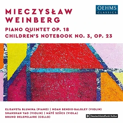 Afbeelding van Elisaveta Blumina, Noah Bendix Balgley, Shanshan Yao Piano Quintet, Op. 18 &amp; Children&#039;s Notebook 3, 23 (CD)