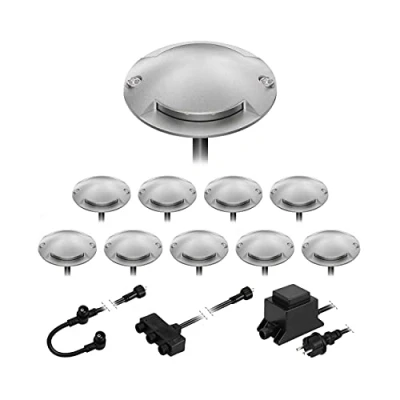 Afbeelding van ledscom.de Bunda Led vloerlamp, 2 lampen, voor buiten, passable, warmwit, 10 stuks